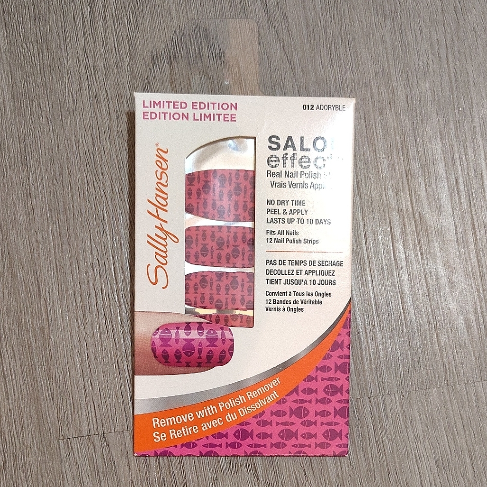3 For $10🆕Pink Nail Polish Strips